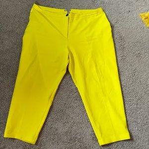 Yellow ASOS Suit Pants